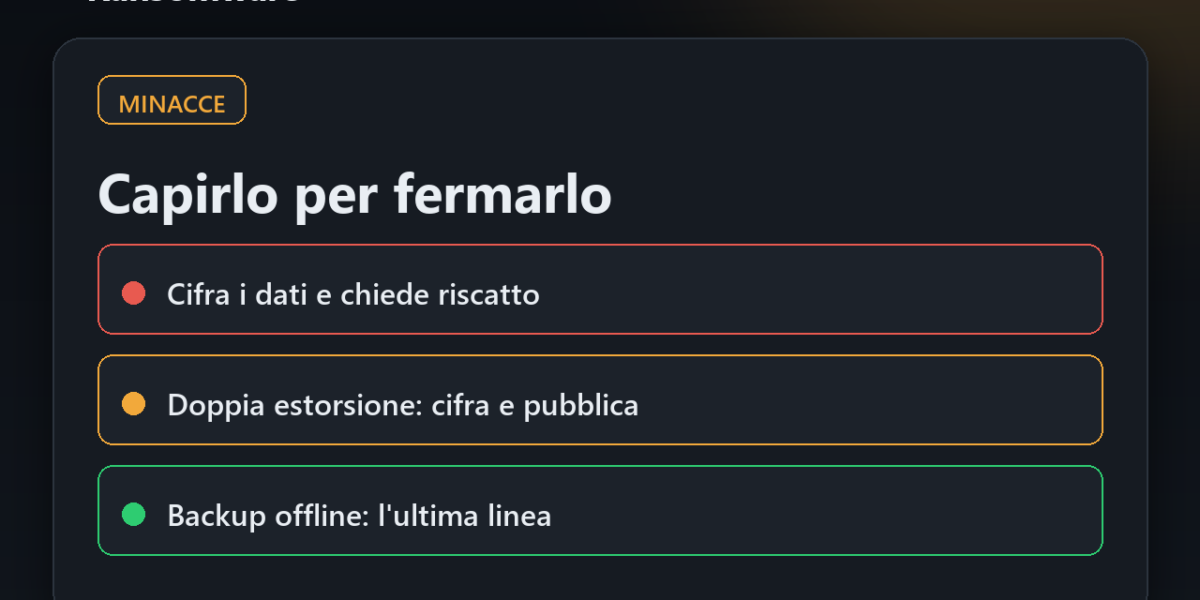Ransomware: cos'è, come funziona e come difendersi