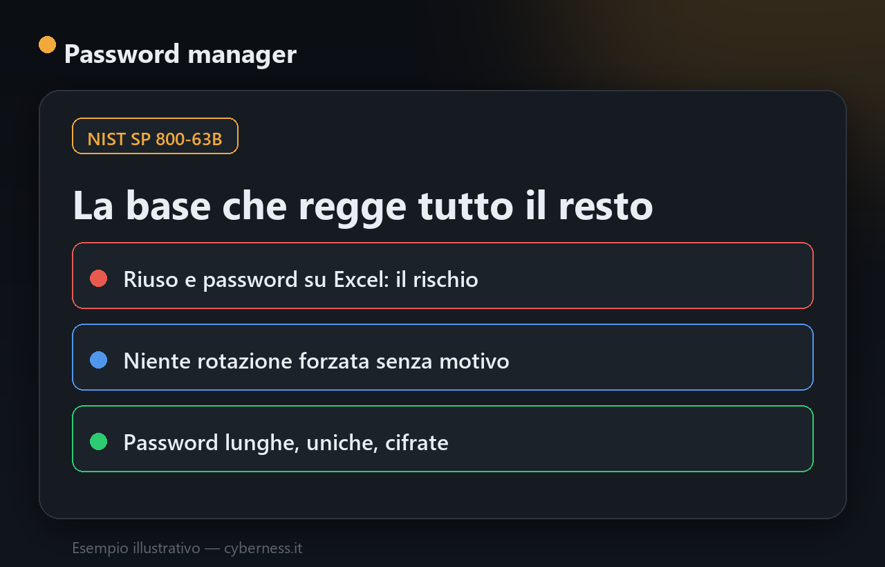 Password manager in azienda: la base trascurata